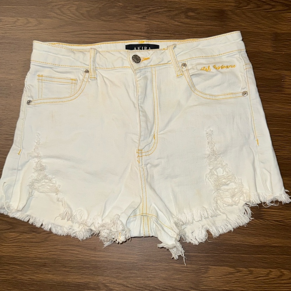 Very light wash Jean shorts